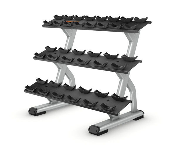 PRECOR Discovery 3-TeirDumbbell Rack – 10 pair DBR814