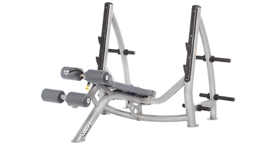 HOIST Commercial Freeweight Line Decline Olympic Bench CF-3177