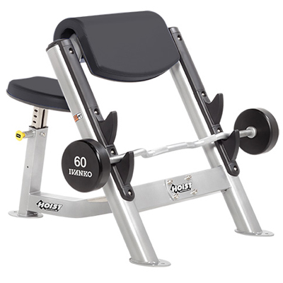 HOIST Commercial Freeweight Line Preacher Curl CF-3550