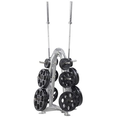 HOIST Commercial Freeweight Line 4 Sided Olympic Plate Tree CF-3444 