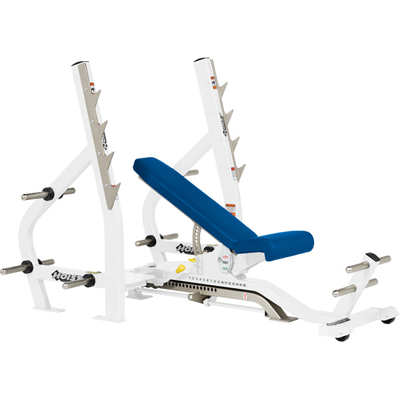 HOIST Commercial Freeweight Line Three Way Olympic Bench Flat/Incline/Decline CF-2179