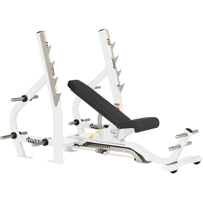HOIST Commercial Freeweight Line Three Way Olympic Bench Flat/Incline/Decline CF-2179