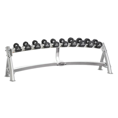 HOIST Commercial Freeweight Line Horizontal Dumbbell Rack 1-Tier CF-3461-1 